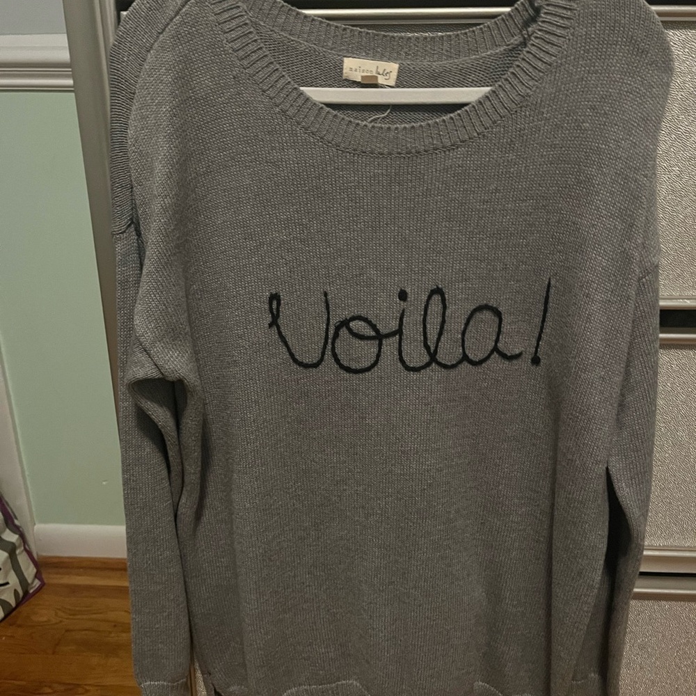 Maison Jules Gray 'Voila!' Sweater